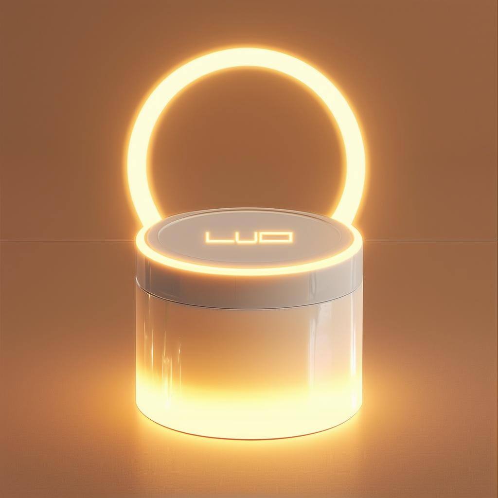 show a product with a halo glow around it