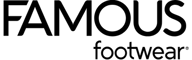 Famous Footwear - black logo