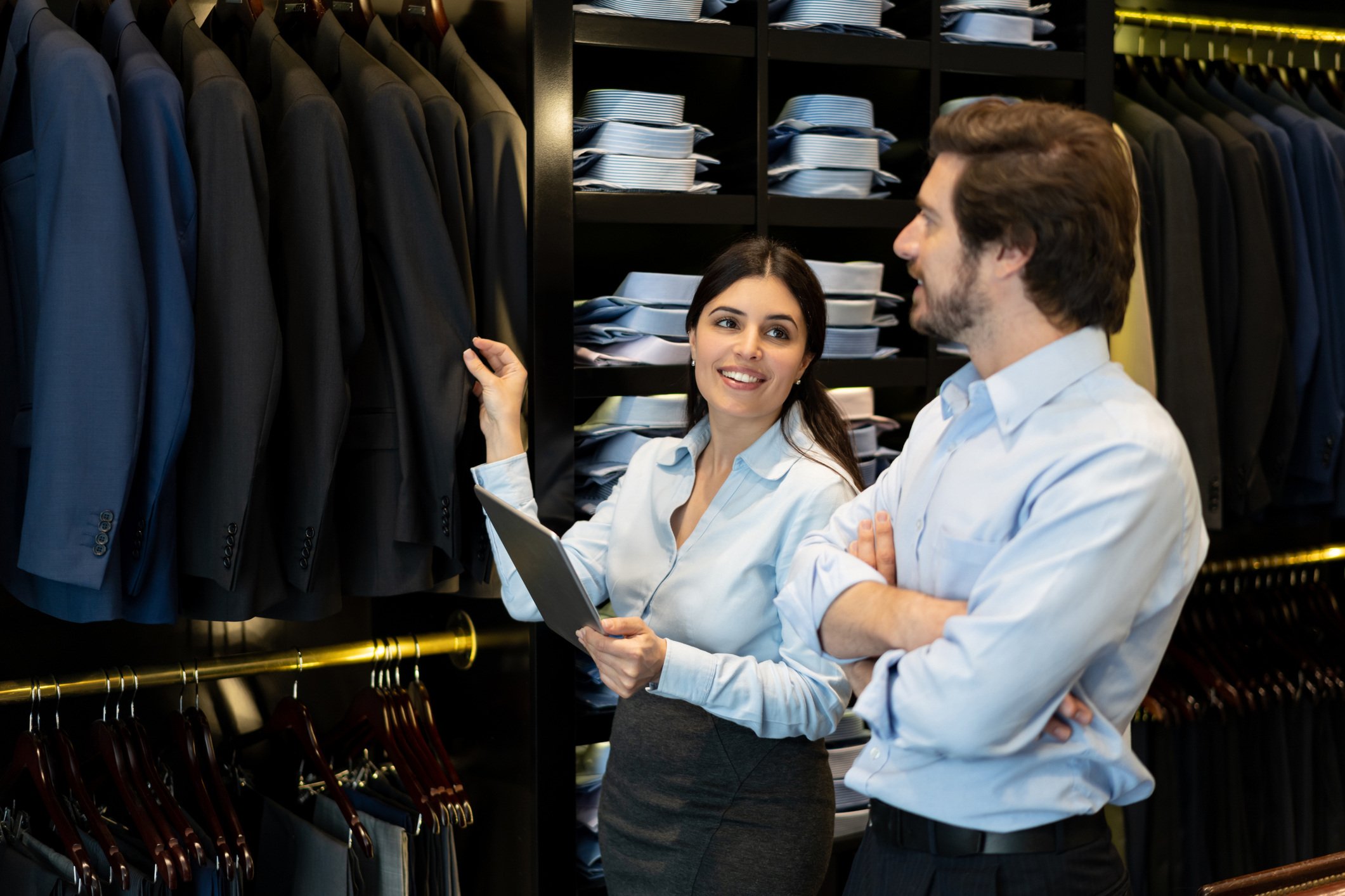 retail suit rental shopping