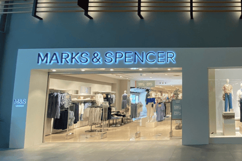 Marks & Spencer store showcasing inventory planning aligned with in-store product forecasting.