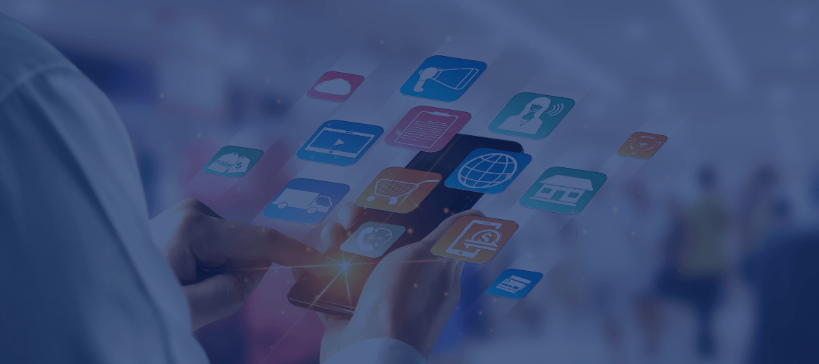 person scrolling online as part of omnichannel shopping and impact on allocation and replenishment