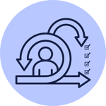 increase in planner efficiency - blue bg