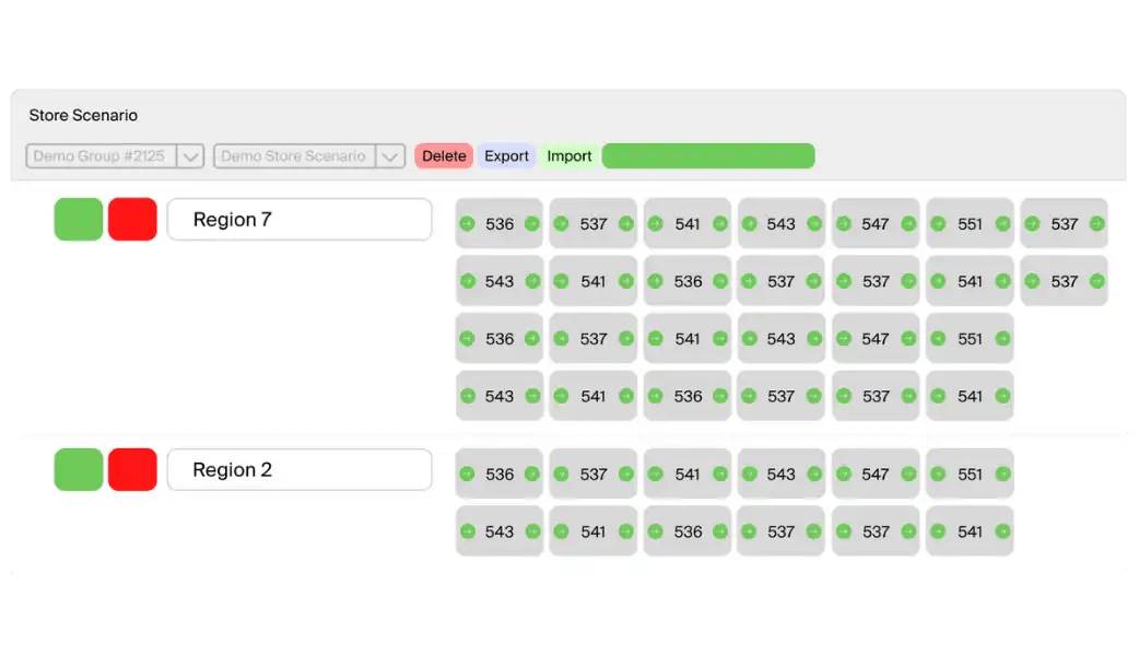 Transfers - store scenario