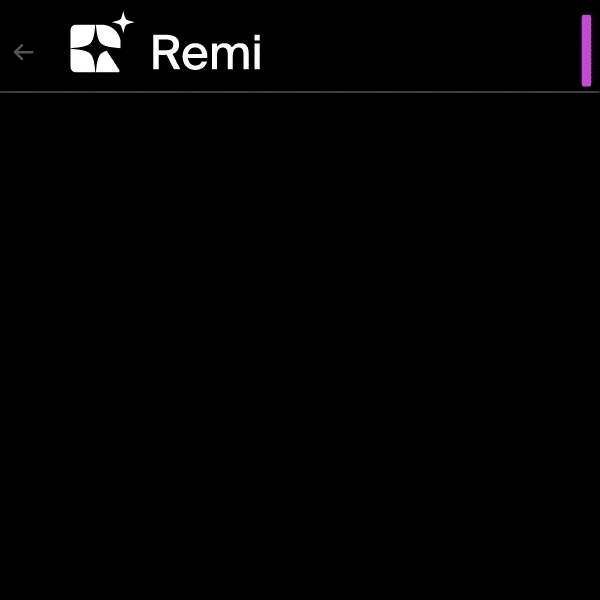 Remi screen scrolling