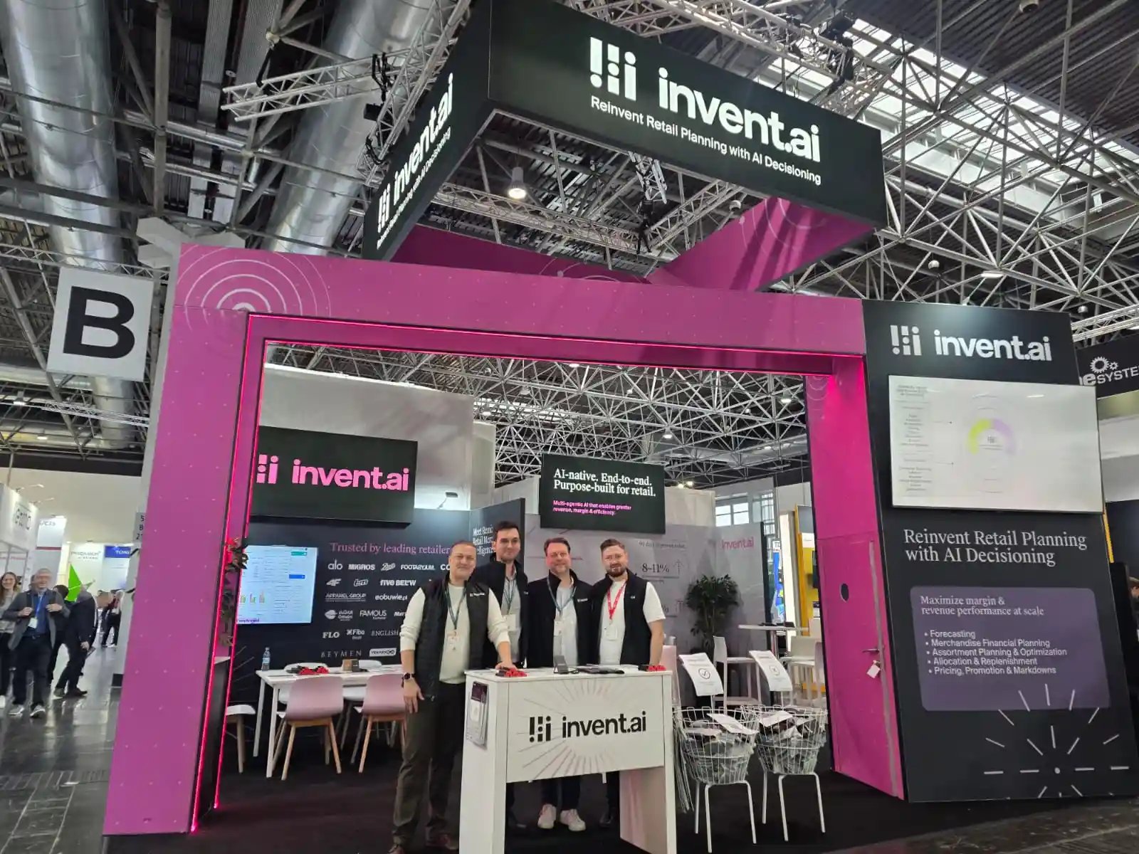 invent.ai team at EuroShop 2026