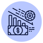 icon - decrease in transfer logistics cost - blue bg (2)