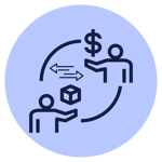 icon - higher sell-through - blue bg