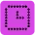 purple bg clock icon