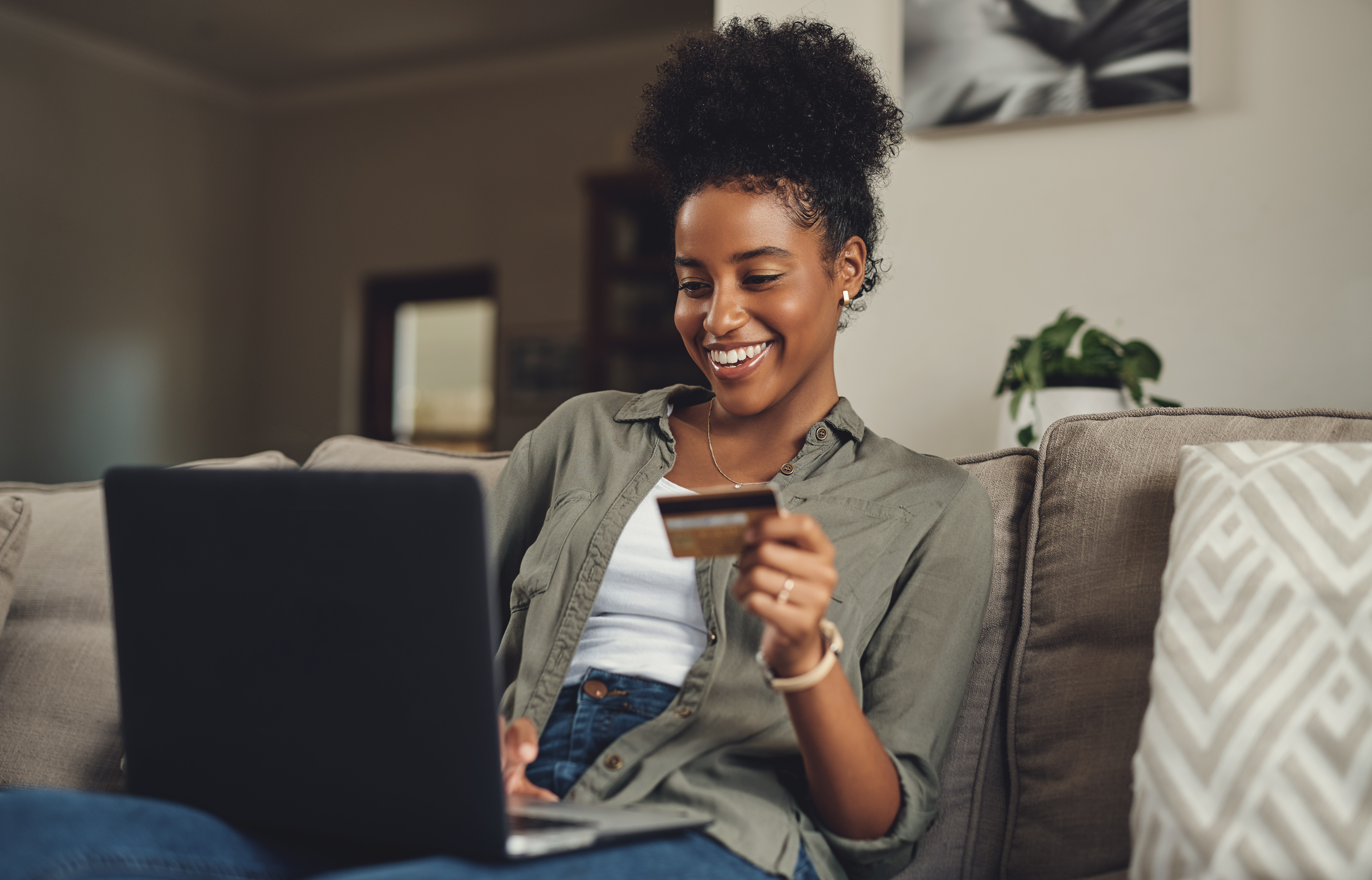 woman relaxing while thinking about the future of retail and effectively reducing online lost sales