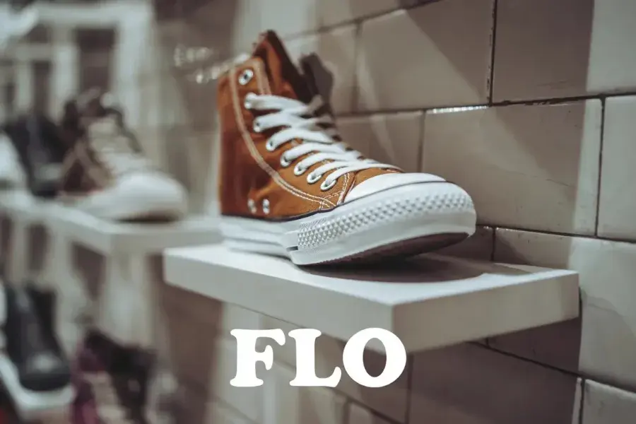 A FLO shoe store using demand forecasting to optimize inventory levels and predict demand.
