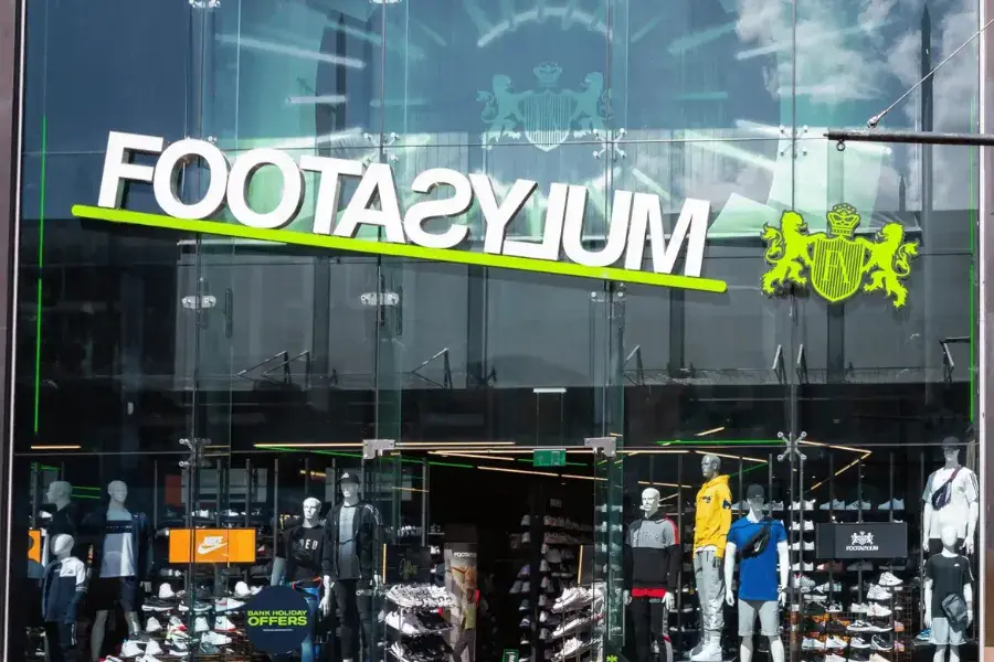 Footasylum store front, symbolizing AI-powered inventory planning and replenishment