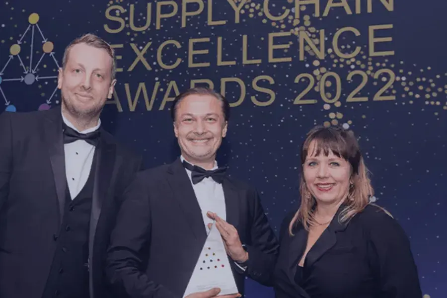 invent.ai wins supply chain excellence award