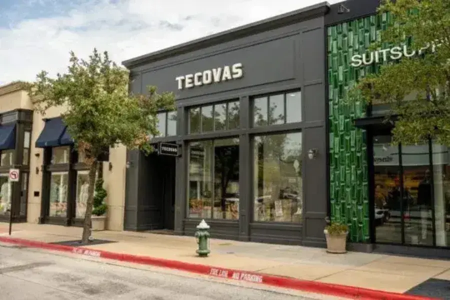 Tecovas store front in The Woodlands, Texas.