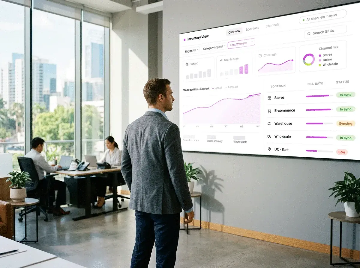 inventory data integrity, demand planning, stockout prevention, overstock reduction, distributed inventory management, automated replenishment, inventory visibility platform, inventory holding costs, cycle counting, order fulfillment accuracy, ERP integration, centralized inventory data, safety stock management