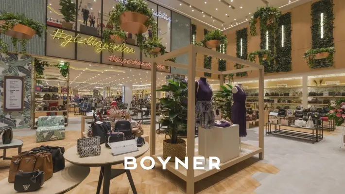 Boyner department store showcasing retail inventory, highlighting transfer optimization in stock management.