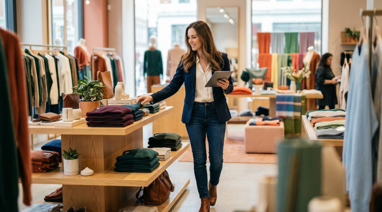 Agentic AI merchandising optimizing retail inventory, sales strategies and store operations.