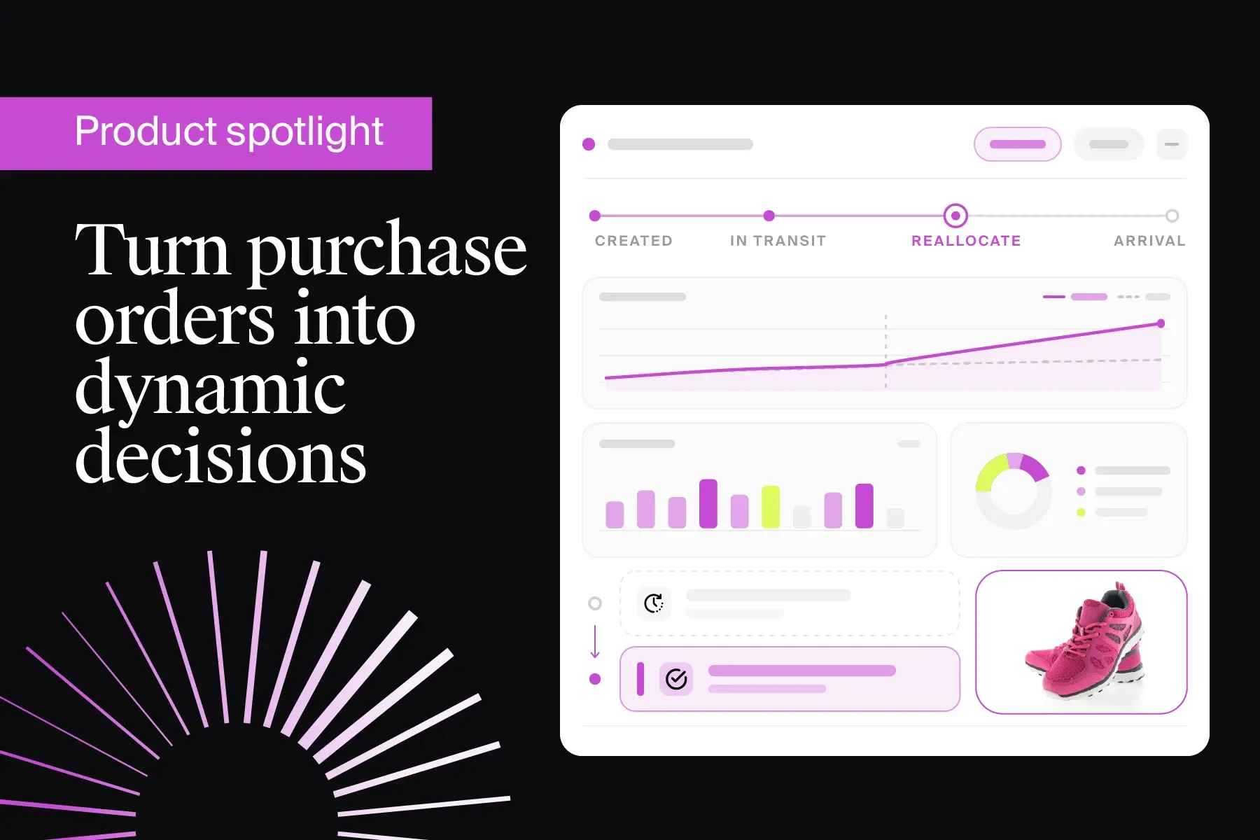 Optimize inbound inventory with invent.ai’s AI-powered purchase order reallocation. Make better decisions about where inventory goes as demand changes, before products arrive.